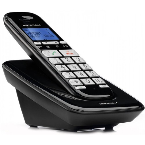 CORDLESS PHONES  S3001 BLACK ΜΕ ΑΝΟΙΧΤΗ ΑΚΡΟΑΣΗ /ΜΕΓΑΛΑ ΠΛΗΚΤΡΑ &ΣΥΜΒΑΤΟ ΜΕ ΑΚΟΥΣΤΙΚΑ ΒΑΡΗΚΟ'Ι'ΑΣ